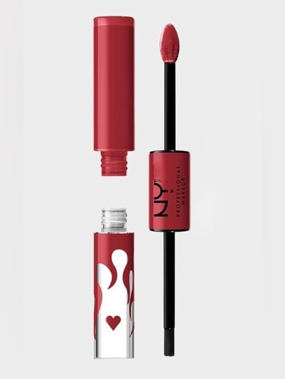 NYX Dual-Ended Liquid Lipstick in Vibrant Red